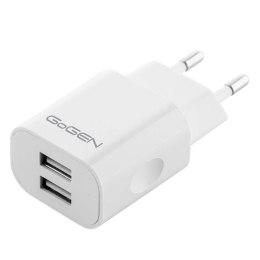 GoGEN Ładowarka sieciowa GoGEN ACH204W 2x USB-A 10W biała