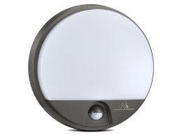 Maclean Lampa LED Maclean MCE291 GR z czujnikiem ruchu na podczerwień 1100lm 15W IP54 szara