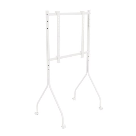 Maclean Stojak podłogowy na TV Maclean MC-180 W, mobilny, 37"-80", obciążenie 50kg, max. VESA 600x400, biały