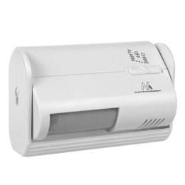 Maclean Sygnalizator wejścia bezprzewodowy Maclean MCE311 W, czujnik PIR, zasięg 8m, zasilanie bateria 9V DC, głośność powyżej 70dB