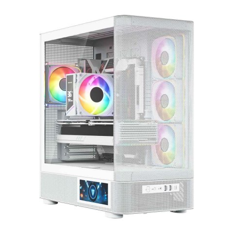 Modecom Obudowa Modecom Volcano AQ400 ARGB MIDI biała