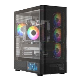 Modecom Obudowa Modecom Volcano AQ400 ARGB MIDI czarna