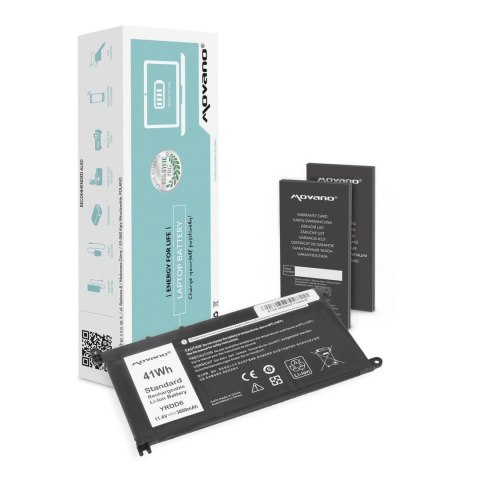Movano Bateria Movano do notebooka Dell Inspiron 14 (5481), 14 (5590), 14 5481, 14 5590, YRDD6 (11.4V) (3600 mAh)