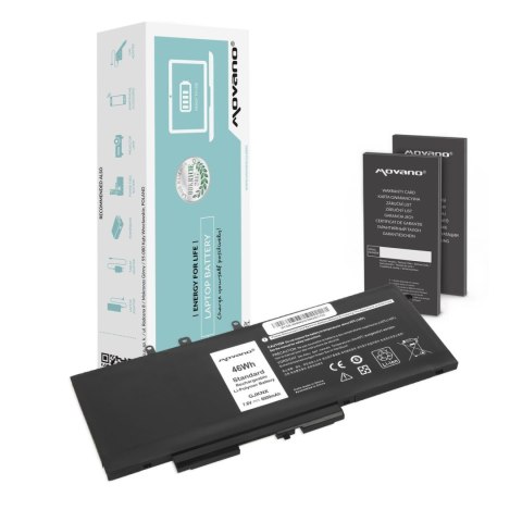Movano Bateria Movano do notebooka Dell Latitude GJKNX, 5280, 5480, 5490, 5590 (7.4V-7.6V) (6000 mAh)