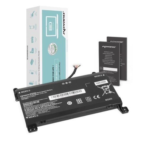 Movano Bateria Movano do notebooka HP Omen 17-AN, FM08, TPN-Q195 (Taśma 12 PIN) (14.4V-14.8V) (5973 mAh)