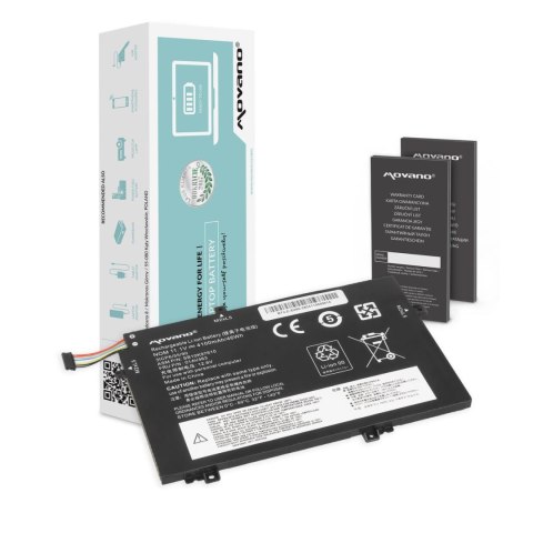 Movano Bateria Movano do notebooka Lenovo ThinkPad L14, L15, L480, L490, L580, L590, 01AV463, SB10K97610 (10.8V-11.1V) (4100 mAh)