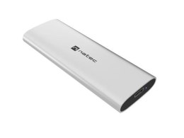 Natec Obudowa SSD zewnętrzna Natec Rhino M.2 NVMe Lite USB-C 3.2 Gen 2 Arctic Silver