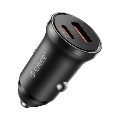 ORICO Ładowarka samochodowa Orico PM-65-1A1C-BK-EP PD 65W, USB-C, USB-A