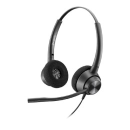 Poly Słuchawki przewodowe Poly EncorePro 320 Binaural z szybkim odłączaniem TAA