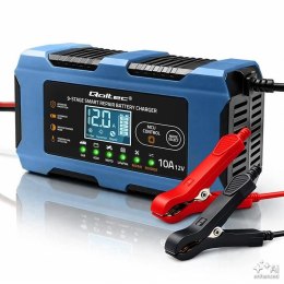 Qoltec Ładowarka Qoltec 12V 10A | Prostownik | AGM GEL LiFePO4