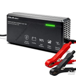 Qoltec Ładowarka Qoltec do LiFePO4 12V | 10A | PF 0.9