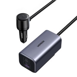 Ugreen Ładowarka samochodowa Ugreen EC706 1x USB + 3x USB-C 150W - czarny