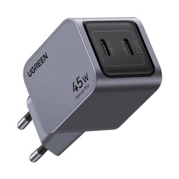 Ugreen Ładowarka sieciowa Ugreen Nexode Pro 35008 2x USB-C, GaN, 45W - szara