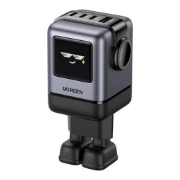 Ugreen Ładowarka sieciowa Ugreen Uno RG Robot GaN X688 45515B szybka 3x USB-C PD 1x USB 100W