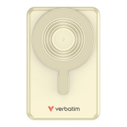 Verbatim Powerbank Verbatim Charge 'n' Go 2C Display Magnetic Wireless 10000mAh 3xUSB-C PD 3.0 QC 3.0 Złoty