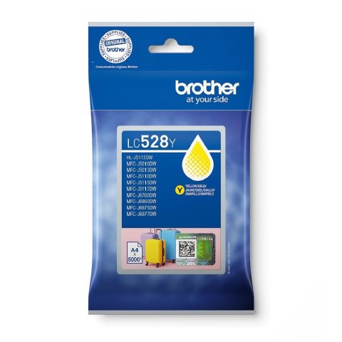 Brother Tusz Brother LC528Y Yellow 5000str.
