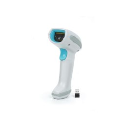 Digitus Czytnik kodów kreskowych DIGITUS bezprzewodowy USB-RJ45 2m, 1D/2D 2m/s, IP52, stojak w zestawie