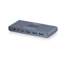 Digitus Przełącznik/Switch KVM DIGITUS HDMI 2x1 UHD 4K@60Hz 3x USB-A 3.1 Gen1 1x USB-C USB 3.1 Gen1