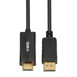 IBOX Kabel adapter iBOX DisplayPort do HDMI 4k30Hz 2m