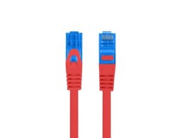 LANBERG Patchcord Lanberg S/FTP kat.6A 5m LSZH CCA fluke passed czerwony