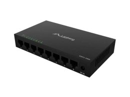 LANBERG Switch niezarządzalny Lanberg 8x 1GB/s Gigabit Ethernet Desktop 12V (Obudowa metalowa)