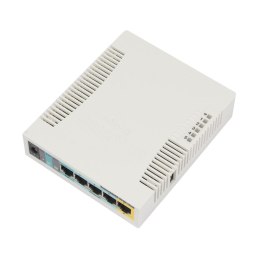 Mikrotikls Router bezprzewodowy MikroTik RB951UI-2HnD 5xLAN USB 2,4GhZ SOHO AP