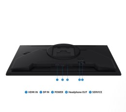 Samsung Monitor 25 cali Odyssey G4 G40H IPS 1920x1080 FHD 16:9 1xHDMI 1xDP 1ms 240/300Hz HAS+PIV głośniki płaski 2Yd2d (LS25HG402EUXEN)