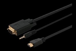 Savio Kabel adapter Savio CL-198 HDMI (M) - VGA (M) + Audio 1,8m
