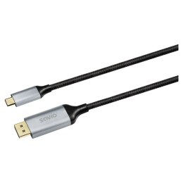 Savio Kabel adapter Savio CL-208 USB-C - DisplayPort 8K 60Hz (DSC) 2m