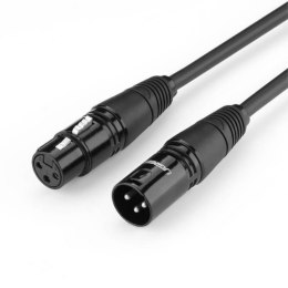 Ugreen Kabel XLR żeński do XLR męski UGREEN 20710B 2m - czarny