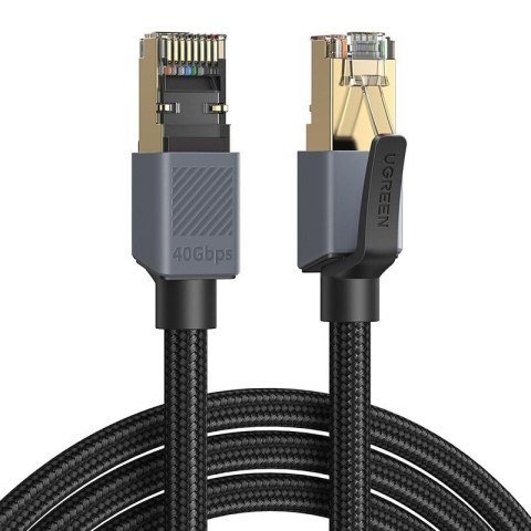 Ugreen Kabel sieciowy Ugreen MN343 RJ45 Cat. 8 F/FTP 2m - czarny