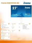 IIYAMA Monitor 27 cali XUB2797HSN-W2 IPS,FHD,USB-C Dock,HAS,300cd,1ms,sRGB99%,100Hz,HDMI,DP-out,USBx4,RJ45,2x2W/5y/