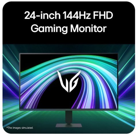 LG Electronics Monitor gamingowy 24G411B-B 23,8 cala IPS Ultragear