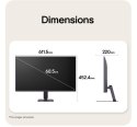 LG Electronics Monitor gamingowy 27G411B-B 27 cali FHD UltraGear