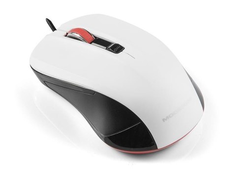 Modecom Mysz przewodowa Modecom M9.1 optyczna czarno-biała