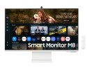 Samsung Monitor 32 cale Smart M80F VA 3840x2160 UHD 16:9 1xHDMI 1xUSB-C 1xUSB-A 4ms 60Hz SmartTV HAS+PIV pilot głośniki kamera płaski 3Y