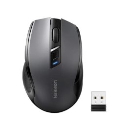 Ugreen Mysz bezprzewodowa UGREEN MU006 90545B optyczna 2,4GHz czarna